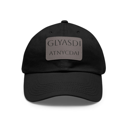 GLYASDI - (God Loves You And So Do I) Hat with Leather Patch (Rectangle)