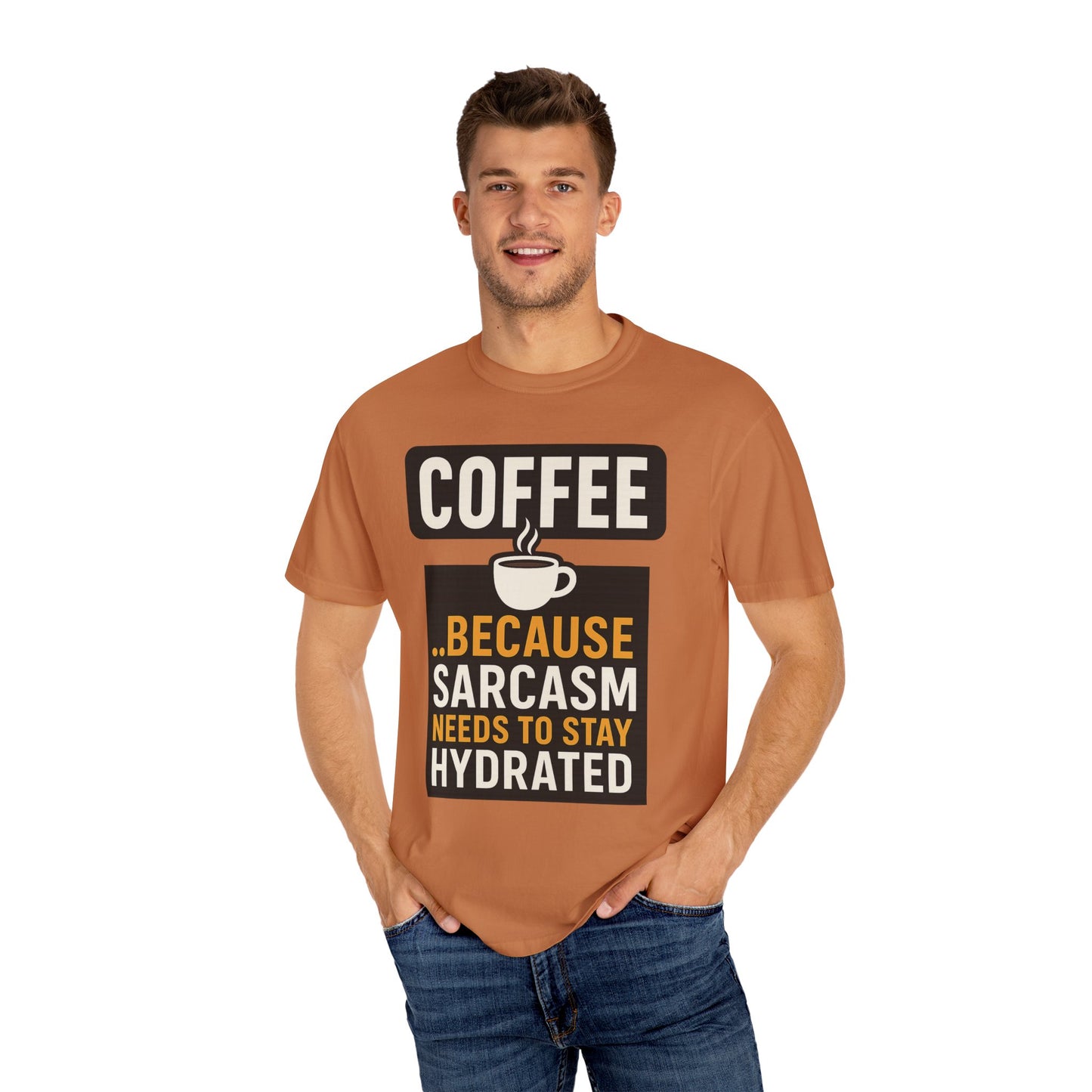 Coffee Sarcasm T-Shirt for Humor Lovers, Unisex Tee, Gift for Coffee Enthusiasts, Funny Quote Shirt, Casual Apparel, Perfect for Birthdays