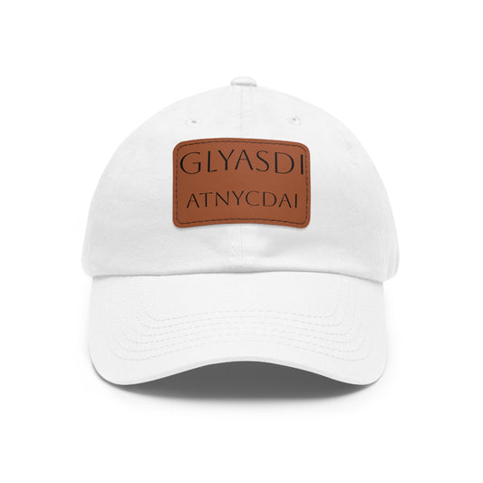 GLYASDI - (God Loves You And So Do I) Hat with Leather Patch (Rectangle)