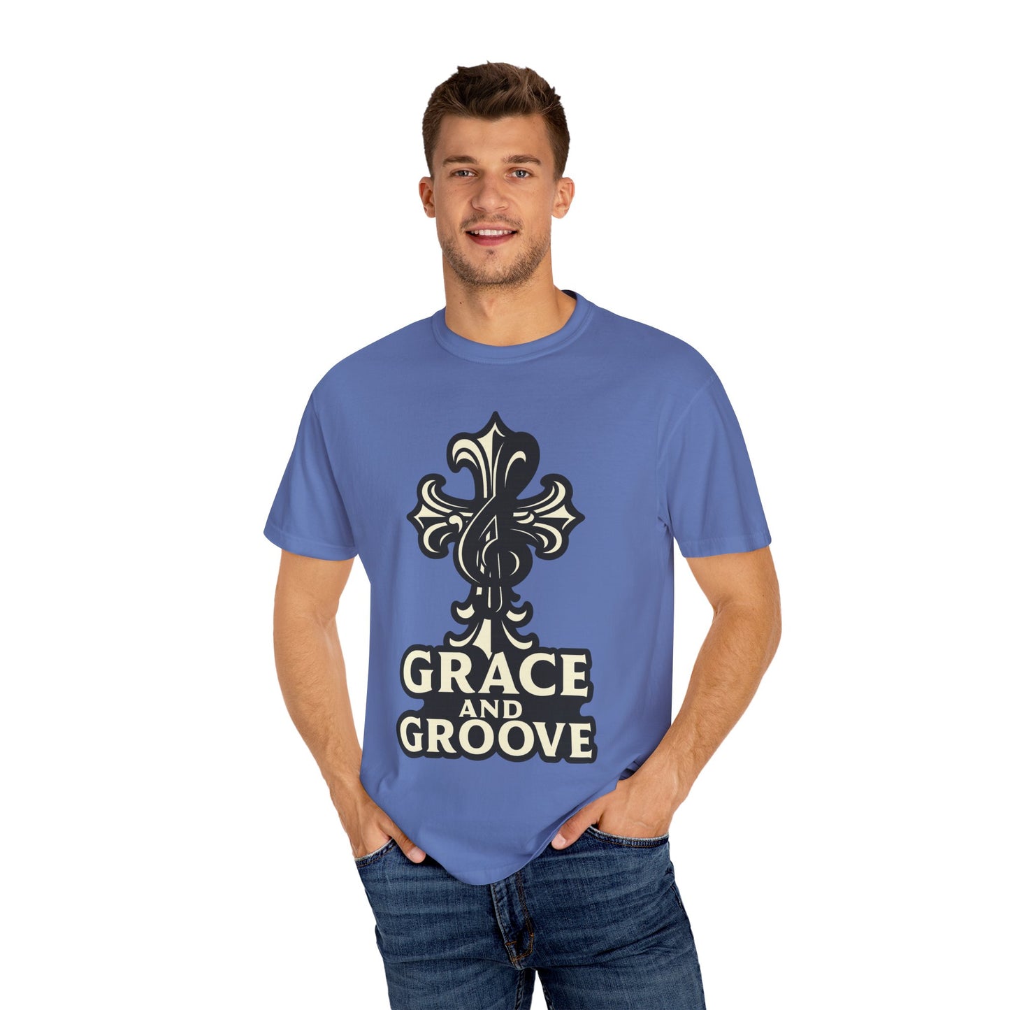 Unisex Vintage Graphic T-Shirt | Grace and Groove Design, Casual Wear, Music Lover Gift, Everyday Tee, Cool Summer Shirt