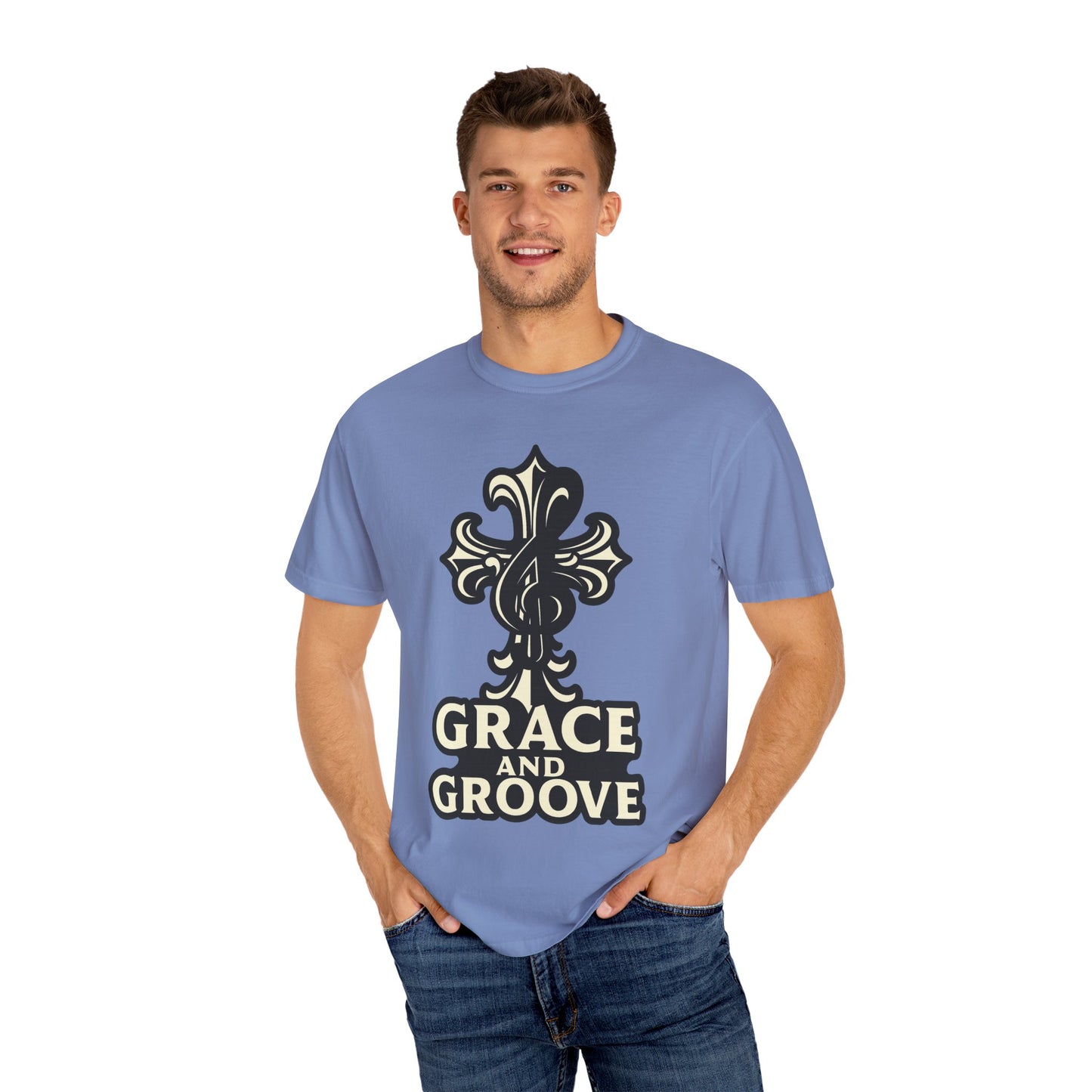 Unisex Vintage Graphic T-Shirt | Grace and Groove Design, Casual Wear, Music Lover Gift, Everyday Tee, Cool Summer Shirt