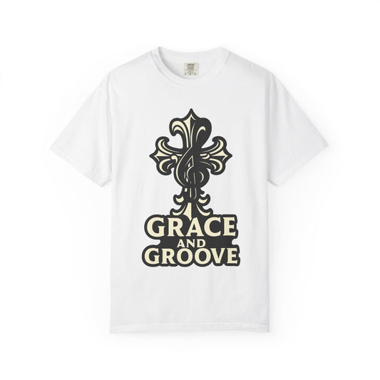 Unisex Vintage Graphic T-Shirt | Grace and Groove Design, Casual Wear, Music Lover Gift, Everyday Tee, Cool Summer Shirt