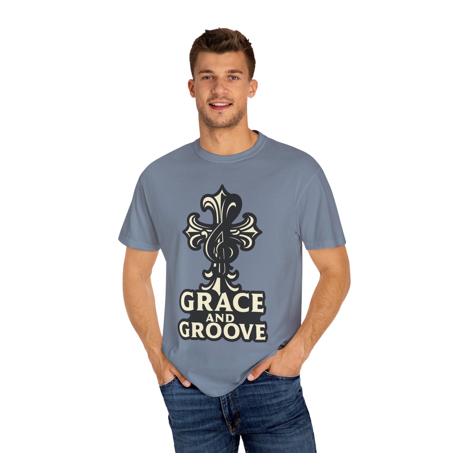 Unisex Vintage Graphic T-Shirt | Grace and Groove Design, Casual Wear, Music Lover Gift, Everyday Tee, Cool Summer Shirt